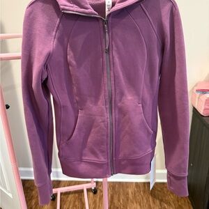 Lululemon Athletica Purple Zip Up Scuba Hoodie